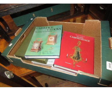 Group of four antiques and horology related books including:-  ' Antique Maltese Furniture ', ' The Life and Work of Thomas C