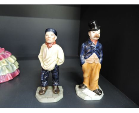 Two Royal Worcester figures, The Loafer 440 & The Swell 440 both modelled by James Hadley