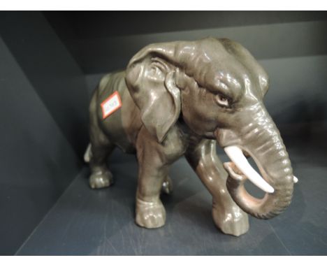 A decorative ceramic study, Elephant 2422