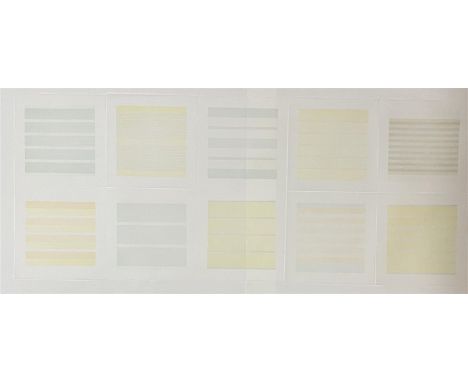 AGNES MARTIN (1912-2004)Grouping of 10Lithographs on VellumTitles include - Innocence, Children Playing, Everyday Happiness, 