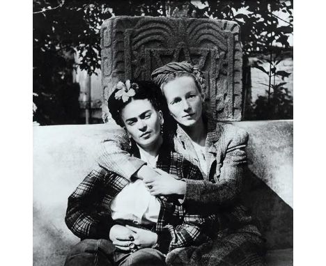 DIEGO RIVERA (1886-1957)Frida Kahlo and Emmy PackardType of Print - Print in ColorsApproximate Image Size - 7" x 7"