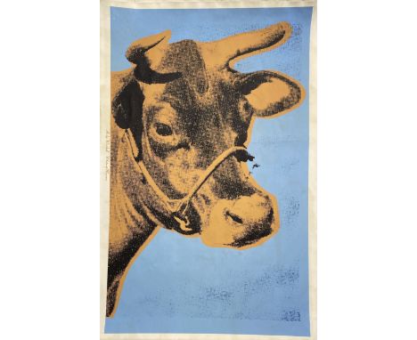 ANDY WARHOLCow, 1971Poster, Backed to Linen46" x 29 3/4"