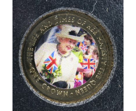 2017 9ct gold gold crown, Heirloom Coin Collections, limited edition of 4999, with CoA. UK P&amp;P Group 1 (£16+VAT for the f