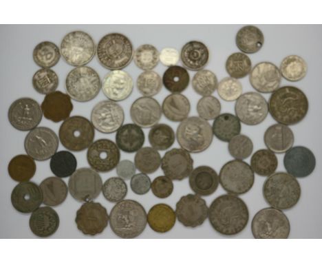 Lot of World coinage approx 1kg - circulated grades, UK P&amp;P Group 0 (£6+VAT for the first lot and £1+VAT for subsequent l