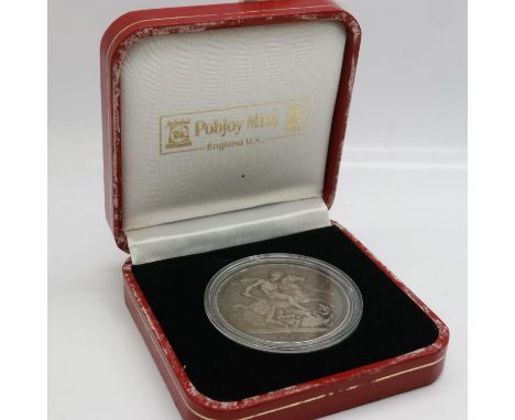 1889 silver crown of Queen Victoria.  UK P&amp;P Group 0 (£6+VAT for the first lot and £1+VAT for subsequent lots) 