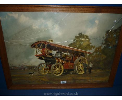 A framed print by Gerald Coulson 'The Iron Lady'