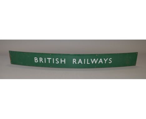 "BRITISH RAILWAYS" Southern Region enamel sign. 135cm x 15cm. [COLLECTION ONLY]