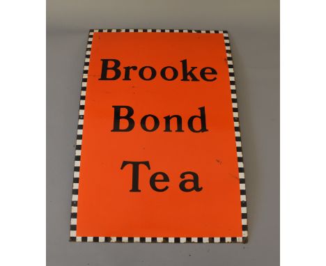 "BROOKE BOND TEA" enamel sign. 76cm x 51cm. [COLLECTION ONLY]