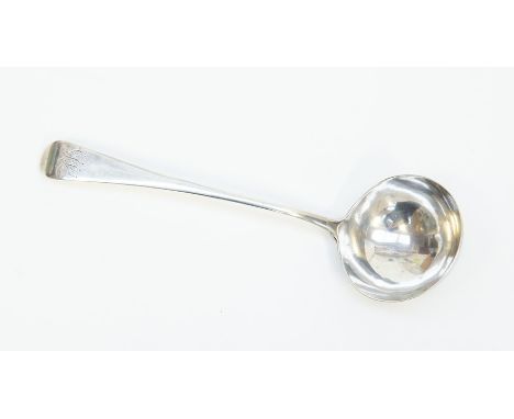 A silver sauce ladle, George III, London 1792, Richard Crossley