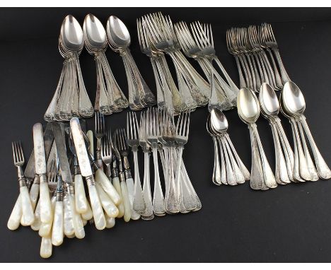 A large quantity of Swedish and other silver plated flatware, to include; a C. R. Caristrom silver plated flatware part servi