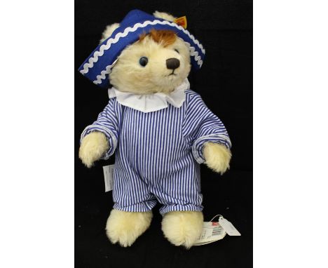 A Steiff Andy Pandy Teddy Bear with original tag and button in ear