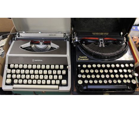 A circa 1940 - 1960's portable typewriter&nbsp;