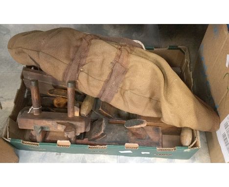 A selection of cabinet makers tools
