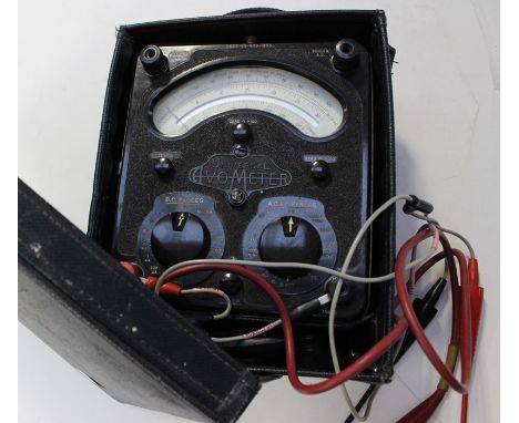 A&nbsp; post war British Army AVO Multimeter Set No1 MK3. NATO stock number 6625-99-650-2822. Complete in carrying case of is
