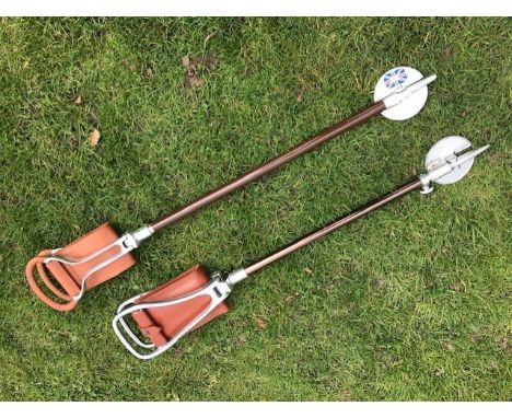Two vintage shooting sticks, one by Gamebird, the other Bowmans, length 83cm (2)Provenance: Over Burrows House, Derbyshire 