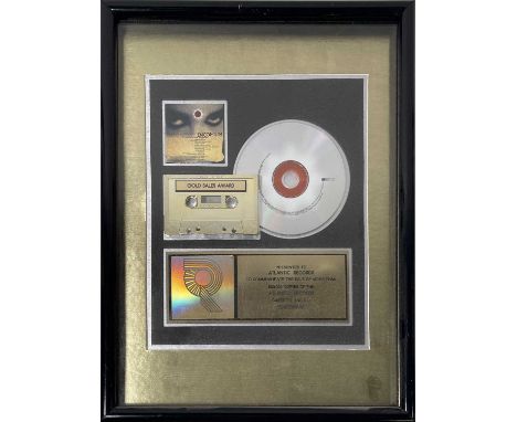 An official US RIAA award, presented to Atlantic Records to recognise sales of more than 500,000 copies of Duran Duran - Enco