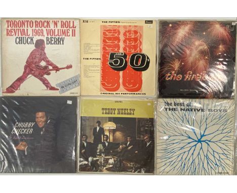 50s/60s LPs (inc. R&amp;R/DOO WOP). Rockin' collection of around 120 x LPs. Artists/titles include The Best Of The Native Boy