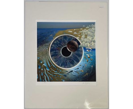 A signed, high-quality fine art print of an image by Storm Thorgerson and used for Pink Floyd - Pulse. This example is number
