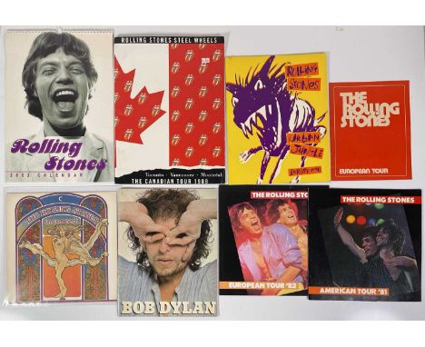 Six programmes – c 1969 US concert programme booklet, 82 European tour, US tour 1981, a likely unofficial European tour bookl