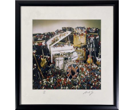 A limited edition photograph print with 'Don't Look Back..' image by Michael Spencer Jones. Photograph measures approx 11x11"