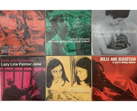 BELLE AND SEBASTIAN - LP / 12" PACK. A pack of 10 x LPs. Titles are Tigermilk, If You're Feeling Sinister, The Boy With The A