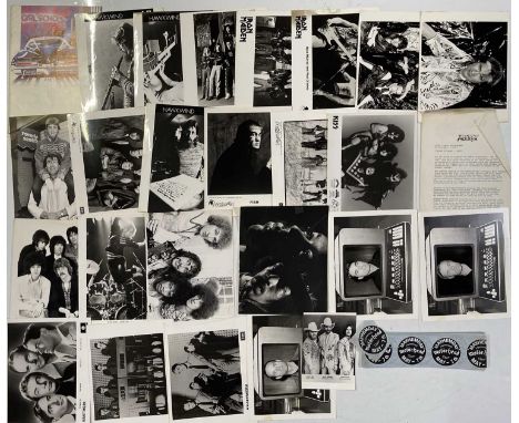 Good selection of 23 original press/promotional photographs, many with photographer stamps or info to verso. To inc: Kraftwer