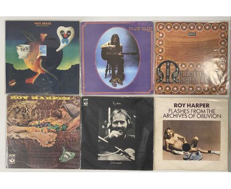 FOLK/ FOLK ROCK - LP COLLECTION. An extensive collection of around 50 folk/ folk rock LPs. Artists/ titles include Nick Drake
