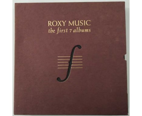 ROXY MUSIC - THE FIRST 7 ALBUMS LP BOX SET (1981 - POLYDOR/EG - EGBS 1). An original 1981 LP box set celebrating the First Se