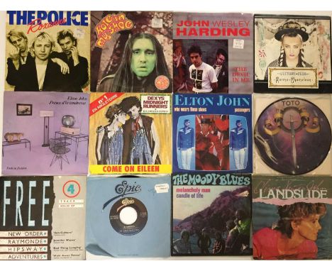 CLASSIC ROCK AND POP - 7" COLLECTION (OVERSEAS PRESSINGS). An extensive collection of around 200 rock &amp; pop 7" singles. L