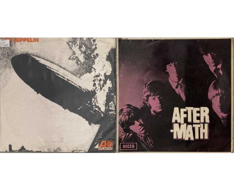 ROLLING STONES / LED ZEPPELIN - LP RARITIES. A pack of 2 x LPs. Artists/ Titles are The Rolling Stones - Aftermath (LK 4786, 