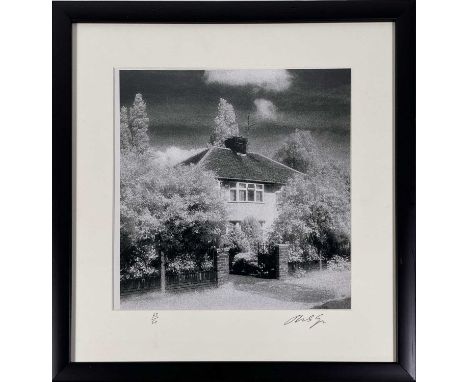 A limited edition photograph print with 'Live Forever' image by Michael Spencer Jones. Photograph measures approx 11x11" and 