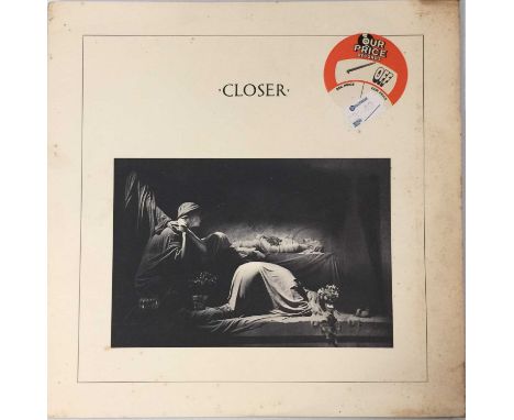 JOY DIVISION - CLOSER LP (ORIGINAL UK 'TRANSLUCENT RED' COPY - FACTORY FACT 25). Solid example original translucent red vinyl