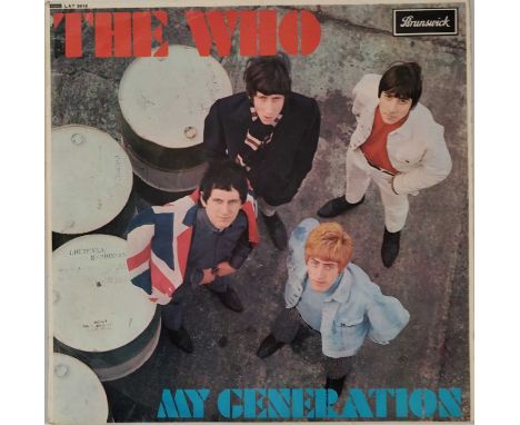 THE WHO - MY GENERATION LP (UK ORIGINAL - M/T TAX CODE - BRUNSWICK - LAT.8616). A lovely, original UK LP pressing of The Who'