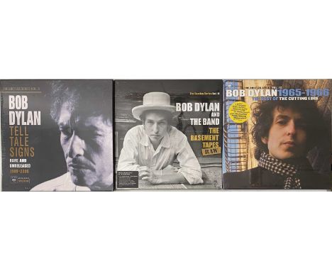 BOB DYLAN - BOOTLEG SERIES - BOX SETS. A collection of 3 x sealed box sets. Titles are Tell Tale Signs, The Basement Tapes Ra