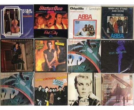 CLASSIC ROCK AND POP - 7" COLLECTION (OVERSEAS PRESSINGS). Another extensive collection of around 200 rock &amp; pop 7" singl