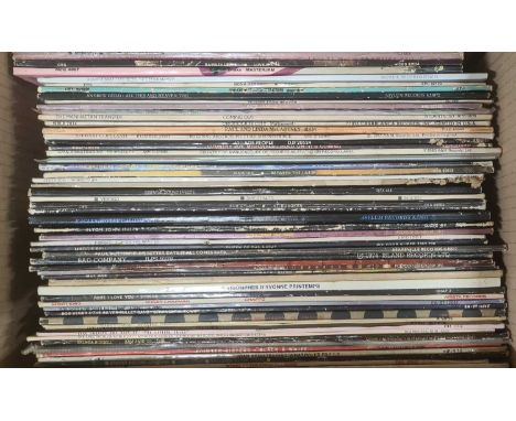 CLASSIC ROCK &amp; POP - LP COLLECTION. More classic LPs with around 100 again included. With releases from the likes of Allm