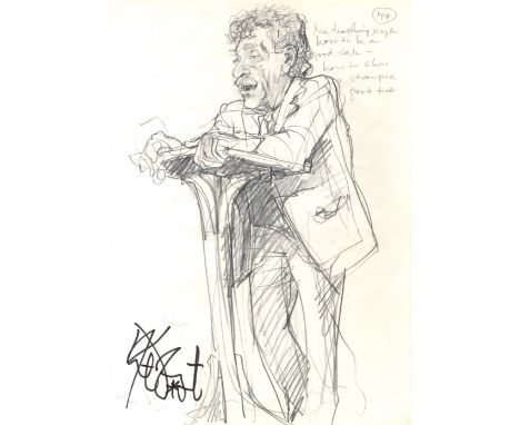 VONNEGUT KURT: (1922-2007) American Author. An excellent original pencil drawing of Vonnegut by artist Heather Spears, execut