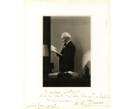 TOSCANININI ARTURO: (1867-1957) Italian Conductor. Vintage signed and inscribed 8 x 10 photograph, the image depicting Toscan