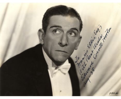 ACTORS: Selection of vintage signed postcard photographs and slightly larger, 8 x 10s, by various film actors including Glenn