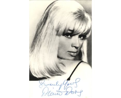 ACTRESSES: Selection of signed postcard photographs and a few slightly larger by various actresses including Diana Dors, Shei
