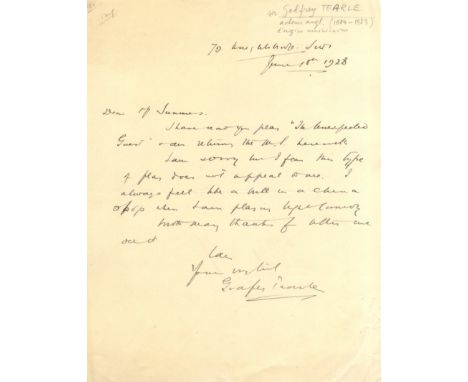 BRITISH THEATRE: An interesting selection of A.Ls.S., some T.Ls.S., by various British stage actors, Music Hall artists, a fe