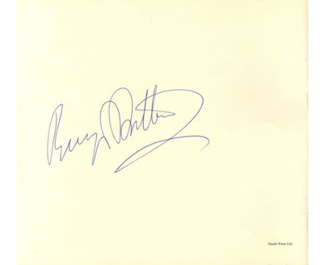 BRITTEN BENJAMIN: (1913-1976) English Composer. A printed oblong small 4to concert programme for the London Symphony Orchestr