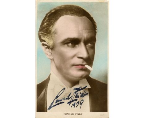 ENTERTAINMENT: Selection of vintage signed postcard photographs and slightly larger etc., by various film and stage actors an
