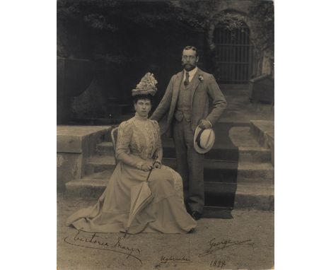 GEORGE V & MARY OF TECK: GEORGE V (1865-1936) King of the United Kingdom 1910-36 & MARY OF TECK (1867-1953) Queen Consort of 