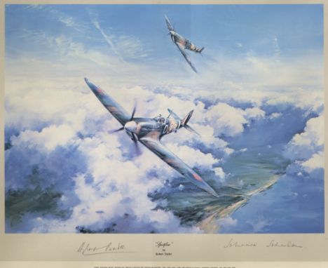 BADER & JOHNSON: BADER DOUGLAS (1910-1982) British World War II Ace (22.5 victories), recognised for his important role durin