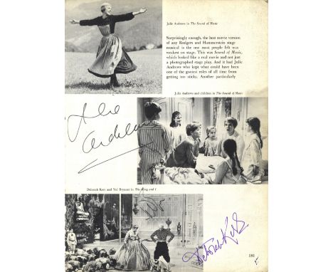 ACADEMY AWARD WINNERS: Selection of 4to pages neatly removed from the book All Talking! All Singing! All Dancing!, most featu