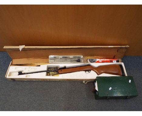 A boxed BSA .177 Super Meteor Air Rifle. The rifle is in Excellent condition overall and is presented with its original box i