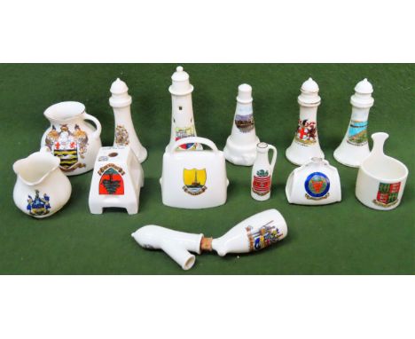Parcel of Goss &amp; other crested ware, Approx. 13 pieces

all appear in reasonable used condition 