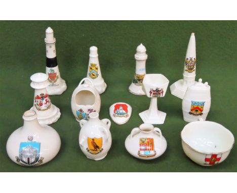Parcel of Goss &amp; other crested ware, Approx. 13 pieces

all appear reasonable used condition 