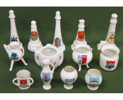 Parcel of Goss &amp; other crested ware, Approx. 13 pieces

all appear in reasonable used condition 